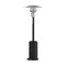Merrick Lane Stainless Steel 7.5' Tall 40,000 BTU Outdoor Propane Patio Heater with Wheels